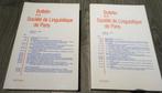 Deux Bulletins de la Société de Linguistique de Paris, Boeken, Taal | Overige Talen, Gelezen, Non-fictie, Francais, Ophalen of Verzenden