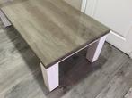 Salon tafel met glastafel is nog goed in staat, Antiek en Kunst, Antiek | Meubels | Kasten, Ophalen of Verzenden