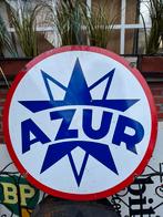 Azur dubbelzijdig emaille, Ophalen, Gebruikt, Reclamebord