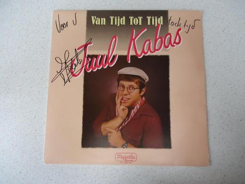 Gesigneerde LP van "Juul Kabas" Van Tijd Tot Tijd anno 1983., CD & DVD, Vinyles | Néerlandophone, Utilisé, Chanson réaliste ou Smartlap