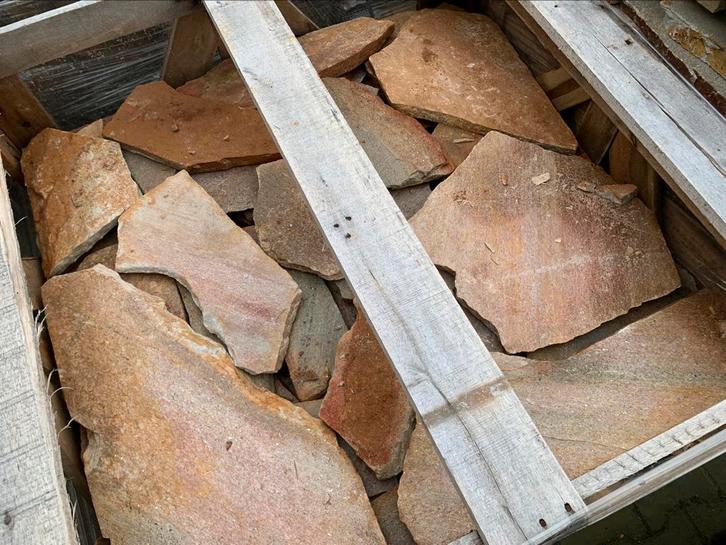 Flagstones Stepstones Brasil Yellow, Green, White, Pink, Tuin en Terras, Tegels en Klinkers, Ophalen of Verzenden
