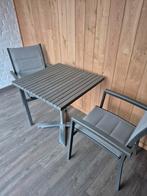Terras tafel + 2 stoelen, Tuin en Terras, Ophalen