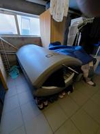 Zonnebank, Elektronische apparatuur, Ophalen