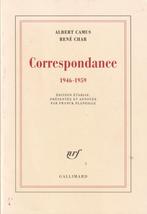 Albert Camus René Char Correspondance 1946-1959, Livres, Comme neuf, Europe autre, Enlèvement ou Envoi, Albert Camus / René Char