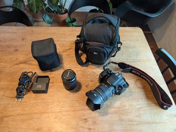 Canon EOS 650D - Sigma 17-50mm f/2.8 EX - Canon EF 80-200mm beschikbaar voor biedingen