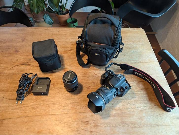 Canon EOS 650D - Sigma 17-50mm f/2.8 EX - Canon EF 80-200mm, Audio, Tv en Foto, Fotocamera's Digitaal, Zo goed als nieuw, Canon