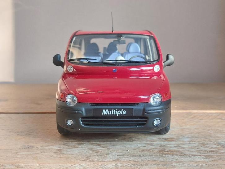 Fiat Multipla Rosso Barocco Otto Mobile, Hobby en Vrije tijd, Modelauto's | 1:18, Nieuw, Auto, OttOMobile, Ophalen of Verzenden