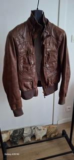 MARLBORO LEREN JAS VOOR DAMES, Kleding | Dames, Bruin, Ophalen of Verzenden, Maat 36 (S), MALBORO