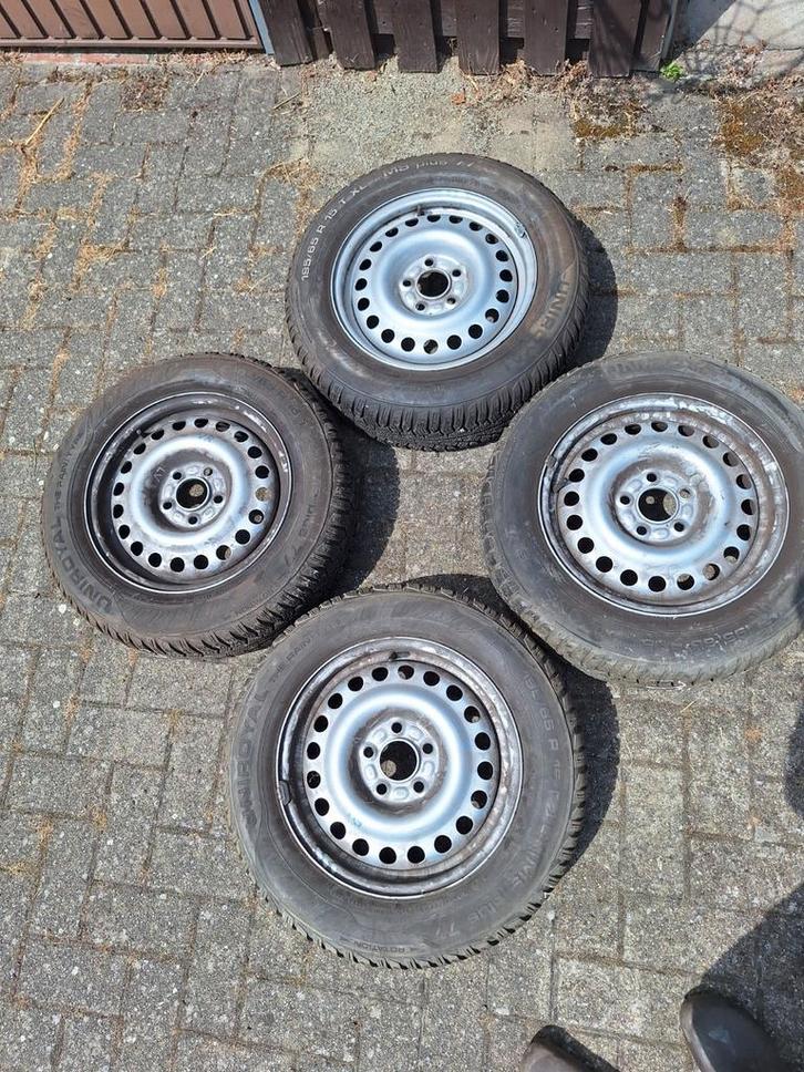 Wielenset Ford Transit Connect 6Jx15H2 ET52,5 195/65R15 95T, Auto-onderdelen, Banden en Velgen, Banden en Velgen, Winterbanden