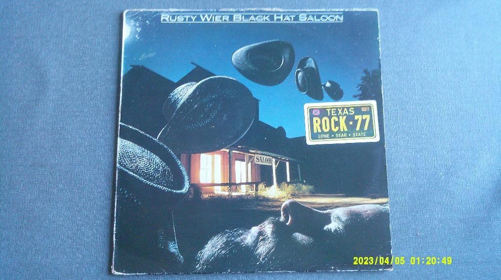 Rusty Wier – Black Hat Saloon (LP), Enlèvement ou Envoi, Utilisé, Autres genres