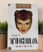 Metalen reclamebord Tigra, Verzamelen, Merken en Reclamevoorwerpen, Ophalen of Verzenden, Nieuw, Reclamebord