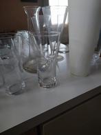 Allerhande vazen, groot en kleine in glas, Huis en Inrichting, Woonaccessoires | Vazen, Ophalen, Glas