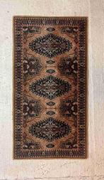 Oriëntaals tapijt klassiek patroon camel blauw 158/83, Ophalen of Verzenden
