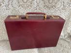 DELVAUX bordeauxrode leren tas, Ophalen of Verzenden