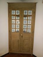 vitrine d'angle double porte, Maison & Meubles, Avec porte(s), 100 à 150 cm, Enlèvement, Utilisé