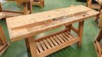 Houten werkbanken, Doe-het-zelf en Bouw, Werkbanken, Ophalen, Gebruikt, Bankschroef