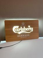 Enseigne lumineuse led Carlsberg, Verzamelen, Reclamebord, Plaat of Schild, Zo goed als nieuw