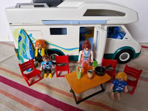 playmobil / mobilhome - camping car, Kinderen en Baby's, Speelgoed | Playmobil, Gebruikt, Los Playmobil, Ophalen
