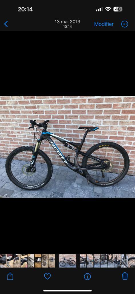 VTT Scott spark 730 Carbon, Fietsen en Brommers, Fietsen | Mountainbikes en ATB, Zo goed als nieuw, Heren, Overige merken, Fully