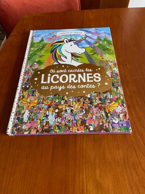 Livre Où sont cachées les licornes ? Au pays des contes, Livres, Livres pour enfants | 4 ans et plus, Utilisé, 5 ou 6 ans, Garçon ou Fille