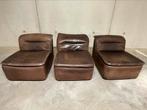 Walter Knoll modulair, Gebruikt, Vintage, Driepersoons, Leer