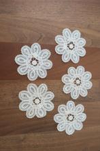 5 kleine sierdoekjes - 10 cm, Huis en Inrichting, Woonaccessoires | Onderzetters, Ophalen of Verzenden, Nieuw, Glas of Kopje
