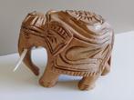 Éléphant en bois, 15 par 9 cm, éléphant en bois, Antiquités & Art, Art | Sculptures & Bois, Enlèvement ou Envoi