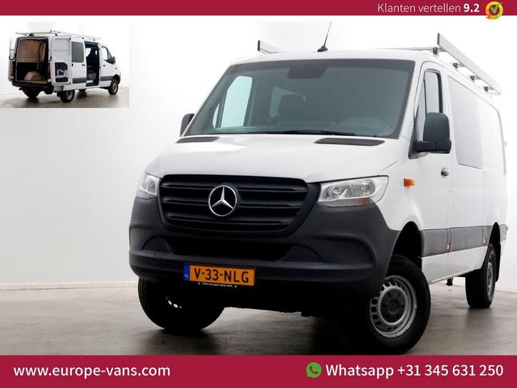 Mercedes-Benz  Sprinter 316 CDI 163pk L2H1 D.C. 4x4 ZG3 Airc, Autos, Camionnettes & Utilitaires, Entreprise, 4x4, ABS, Air conditionné