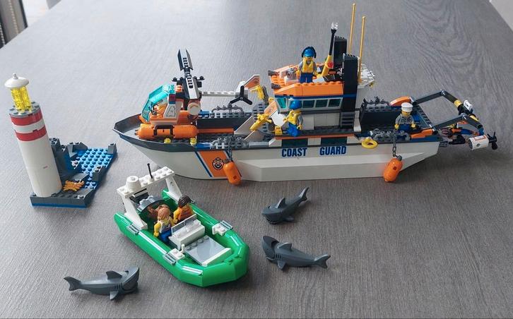 Lego City 60014 kustwacht patrouille, Kinderen en Baby's, Speelgoed | Bouwstenen, Zo goed als nieuw, Ophalen