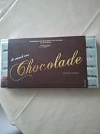 Prachtig boek  in vorm van chocolade  de smaak van chocolade, Ophalen of Verzenden, Zo goed als nieuw