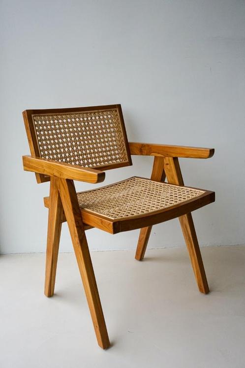 Stocksale - Teakhouten eetkamerstoel (nieuw), Huis en Inrichting, Stoelen, Nieuw, Hout, Ophalen