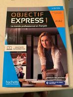 schoolboek - objectif express 1, Ophalen, Nieuw, Hogeschool, Hachette