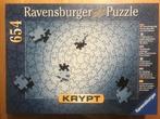 Nieuwe Ravensburger KRYPT Puzzle Silver, Ophalen of Verzenden, 500 t/m 1500 stukjes, Nieuw, Legpuzzel