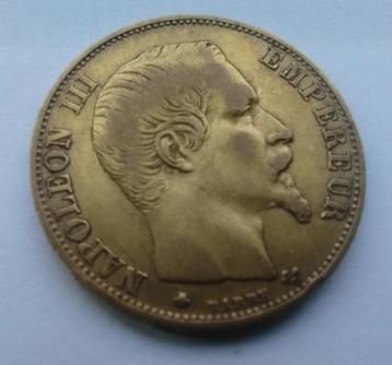 1 x 20 Franc Napoleon 3 1859BB (90% goud) zeldzaam