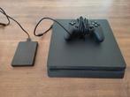 PS4 slim 500gb + controller + 1tb HDD (+games), Zo goed als nieuw, Ophalen, Slim