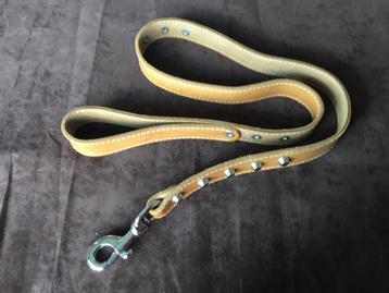 Nieuwe Lederen hondenleiband beschikbaar voor biedingen