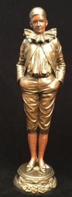 bronze pierrot signe jean garnier, Antiquités & Art, Antiquités | Bronze & Cuivre, Bronze, Envoi