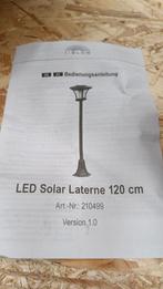 lantaarn 120 cm met zonnepaneel- nieuw, Tuin en Terras, Ophalen of Verzenden, Nieuw