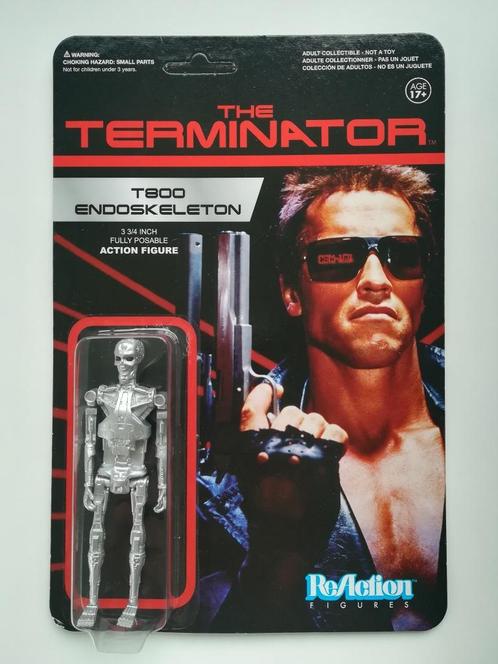 Terminator T800 Endoskeleton Reaction figuur, Collections, Jouets miniatures, Neuf, Enlèvement ou Envoi
