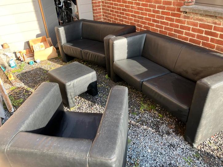 a donner ensemble de salon, Maison & Meubles, Canapés | Salons, Utilisé, Quatre personnes ou plus, Enlèvement