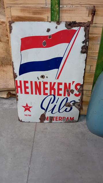 Uitzonderlijk Heineken Emaille bord beschikbaar voor biedingen