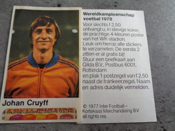 imprimé de football Cruyff ed. Proposez uniquement du fromag