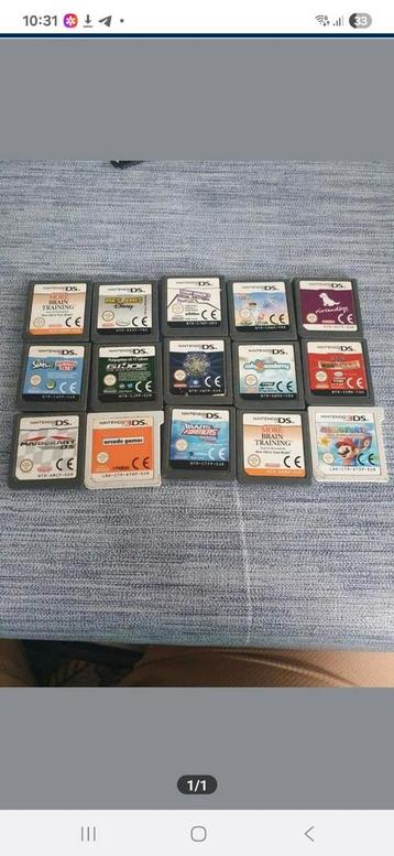Lot jeux Nintendo DS beschikbaar voor biedingen
