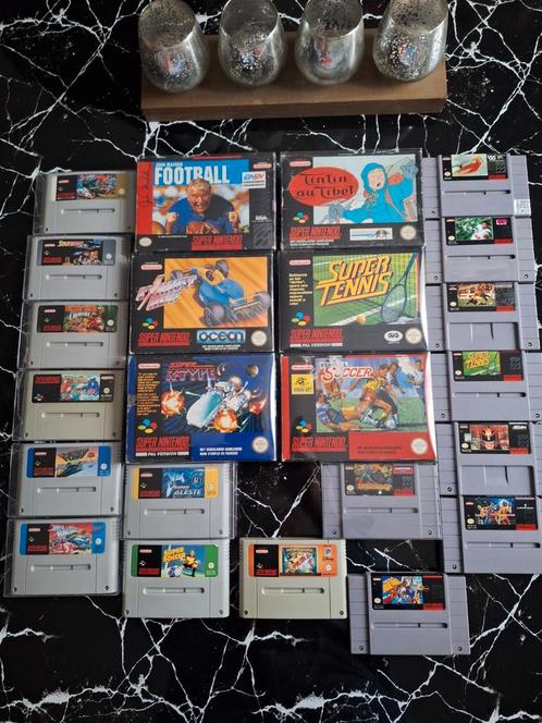 23 originele spellen! Super Nintendo!, Games en Spelcomputers, Games | Nintendo Super NES, Zo goed als nieuw, Avontuur en Actie