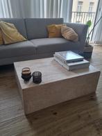 Minimalistische salontafel / bijzettafel travertijn effect, Huis en Inrichting, Tafels | Salontafels, Ophalen, Overige materialen