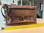 Vintage Delvaux schoudertas, Handtassen en Accessoires, Tassen | Damestassen, Ophalen, Gebruikt, Bruin, Schoudertasje