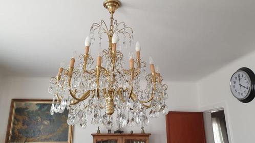 Super mooie kristallen luster, Huis en Inrichting, Lampen | Kroonluchters, Glas, Ophalen