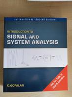 Boek ‘Introduction to signal and system analysis’, Boeken, Gelezen, Ophalen of Verzenden, Hoger Onderwijs, K. Gopalan