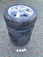 17 inch velgen met Continental winterbanden 225/50 R17, Ophalen, Gebruikt, Velg(en), 17 inch