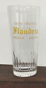 bier brouwerij glas Flandria Kuurne vieille brune, Comme neuf, Enlèvement ou Envoi